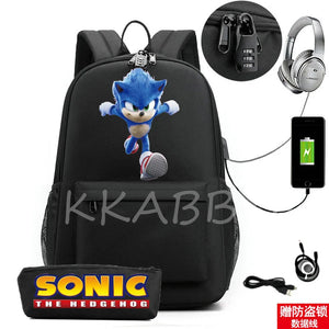 Colorful Waterproof USB Charge School Backpack for Teens