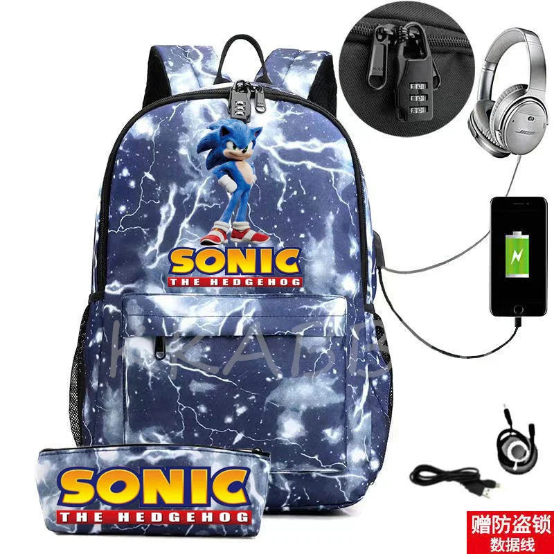 USB Charging Laptop Backpack High School Bags for College Students