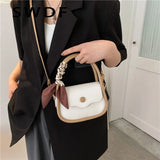 Ribbon Women Shoulder Bag Small Handbag Crossbody Purse