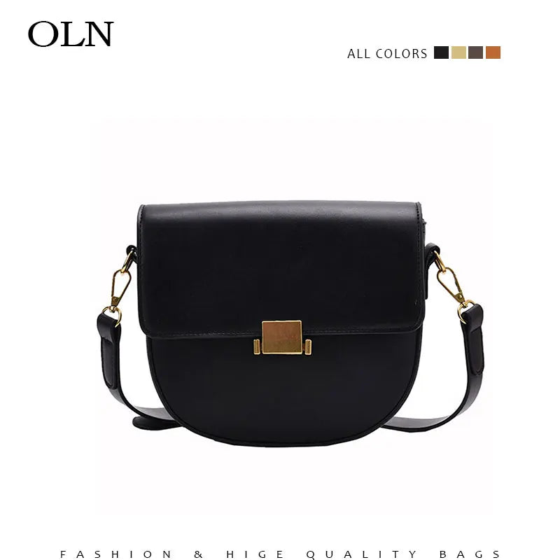 Vintage Leather Crossbody Bag Small Handbag