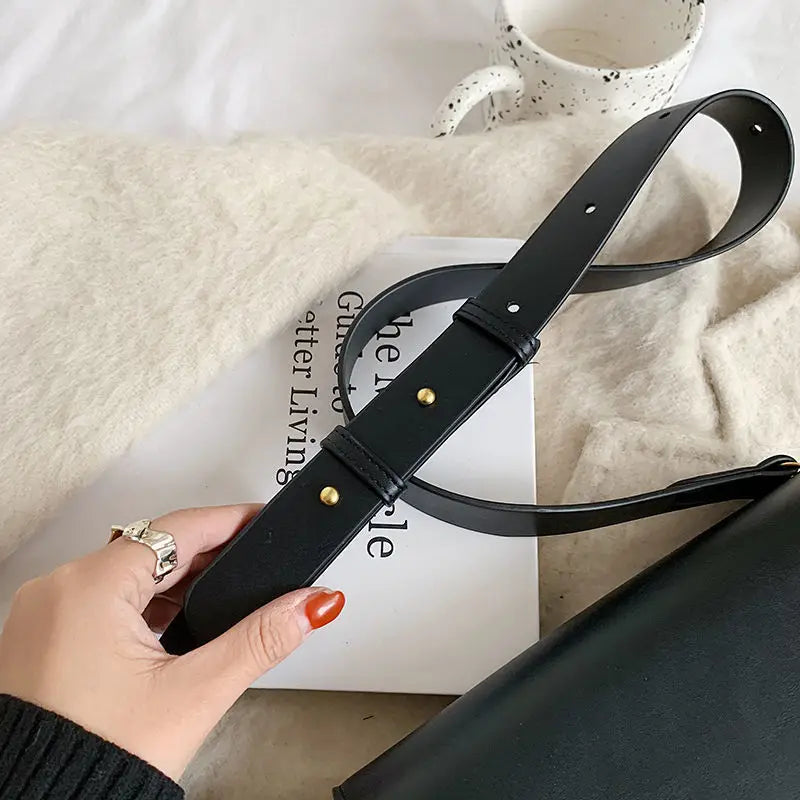 Vintage Leather Crossbody Bag Small Handbag