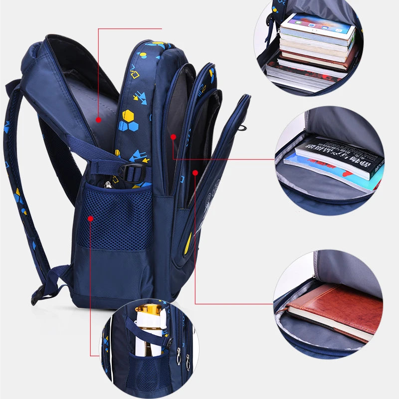 Waterproof Kids Bag Mochila Escolar 6352