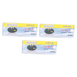 3 Pcs Clear Hard Plastic Name Tag Holder with Clip