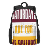 Bulldogs Backpacks School Bag Vintage Handbag