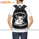 Evil Piggy Backpack Large Capacity School Gym Bag