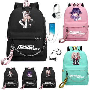 Anime Danganronpa Teenagers School Backpack