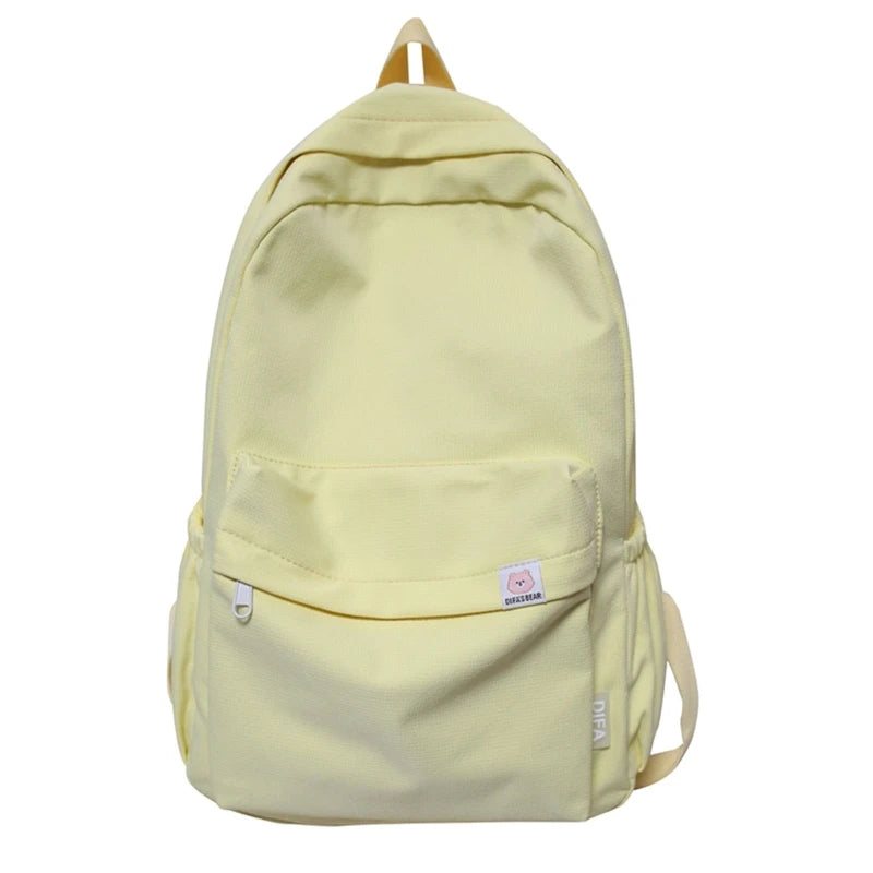 Canvas School Backpack Casual Rucksack Travel Bag for Girl Boy Youth Daypack