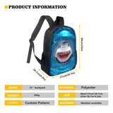 Skull Rose Print School Backpack for Teenagers