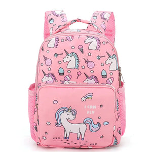 Kids School Bag Backpack Boys Girls 3-12 Years Old Cartoon Book Bag