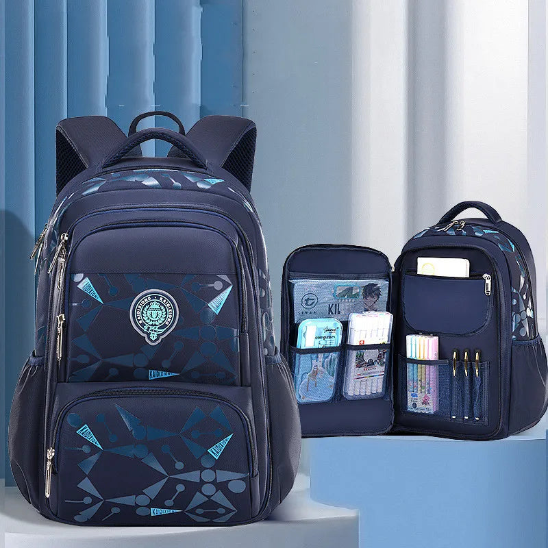 Primary School Boys Backpack Lightweight and Breathable