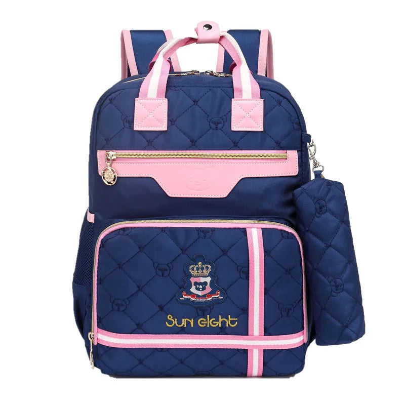 Princess Children Orthopedic Backpack Kids School Bag