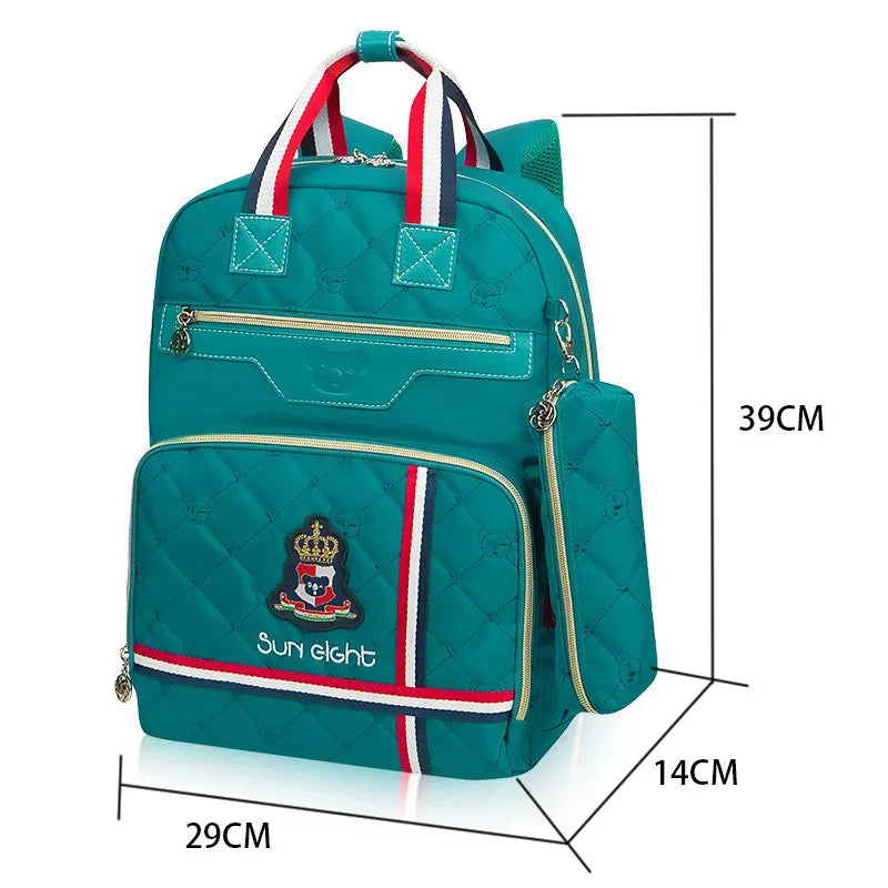 Princess Children Orthopedic Backpack Kids School Bag