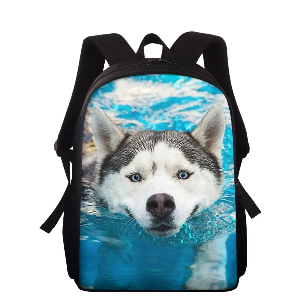 Girls Laptop Backpack Husky School Bag Pack