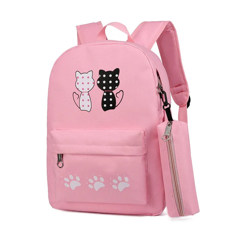 Girls Printing School Backpack 3pcs/set Kids Schoolbags Girl Backpacks Mochilas