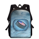 Teenager School Bag American Football Basketball Baseball Hockey Print