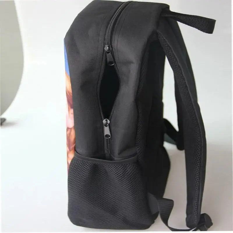 Boys Cartoon Car Airplane Pattern Backpack Schoolbag