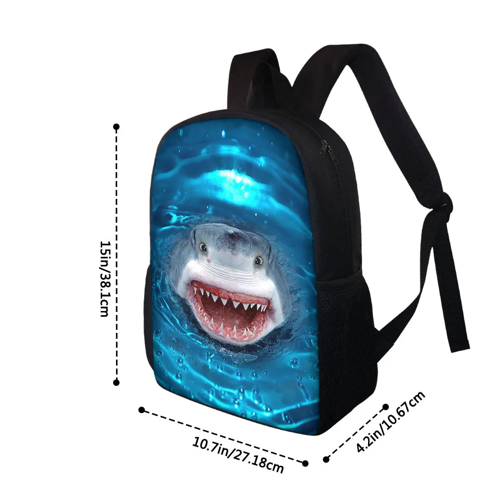 Cartoon Hip Hop Dog Print Student Bagpack