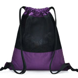 Nylon School Drawstring Backpack for Teenage Girls