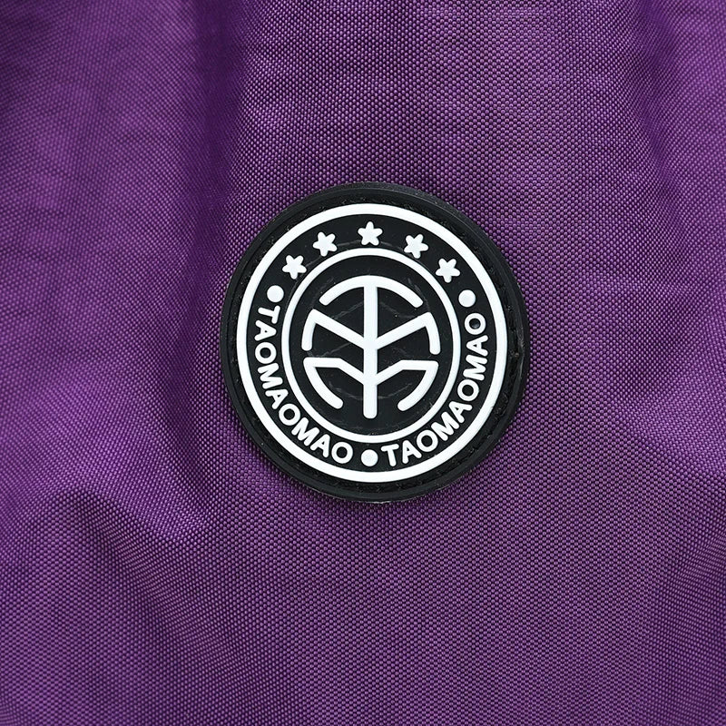 Nylon School Drawstring Backpack for Teenage Girls