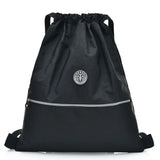 Nylon School Drawstring Backpack for Teenage Girls