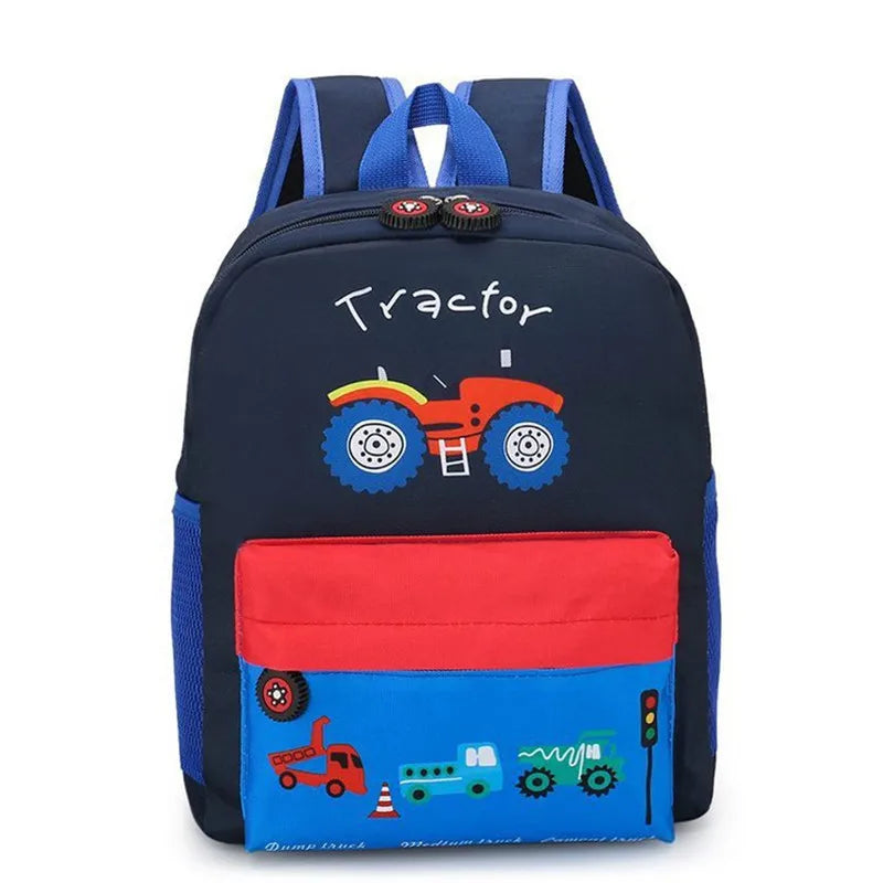 Kids Cartoon Backpack School Bag for 3-6 Year Old Boys