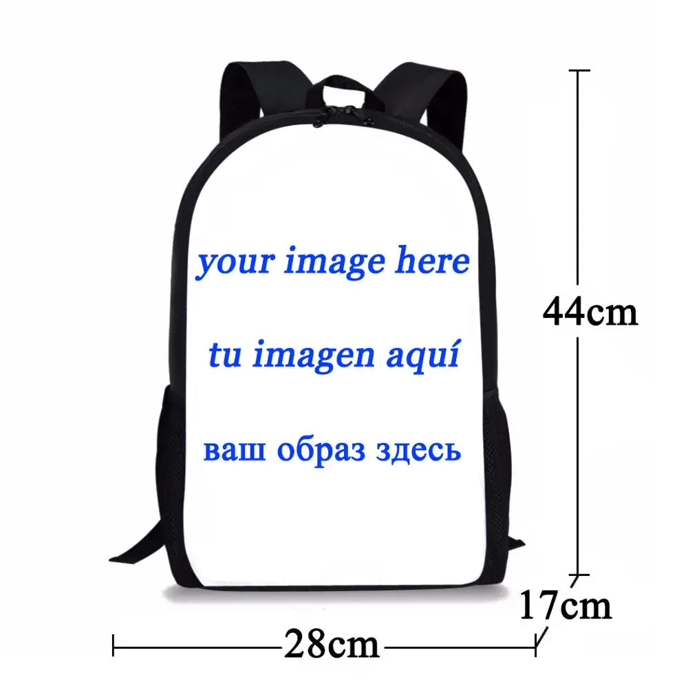 Unicorn Printed Teenagers Backpack School Bags Kids Backpack