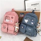 Itabag Backpack Clear Multifunctional High Capacity Schoolbag Girl Student