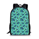 Sea Turtle Print Backpack for Kids