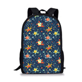 Sea Turtle Print Backpack for Kids