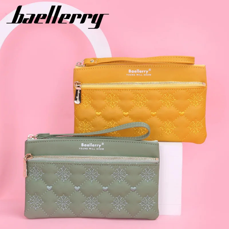 Seagloca Women's Long Zip Wallet Large Capacity