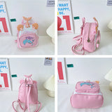 Sequin Leather Girls Backpack Small Bags Children's Shoulder Bag
