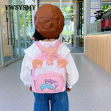 Sequin Leather Girls Backpack Small Bags Children's Shoulder Bag