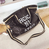 Sequin Women Bag Large Capacity Top-handle Bags Ladies Handbags
