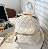 Pu Leather Shoulder Small Backpack Multi-function Ladies Phone Pouch Pack