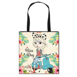 Sexy Red Lips Women Shoulder Bag for Travel Girls Handbag