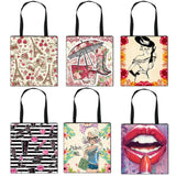 Sexy Red Lips Women Shoulder Bag for Travel Girls Handbag