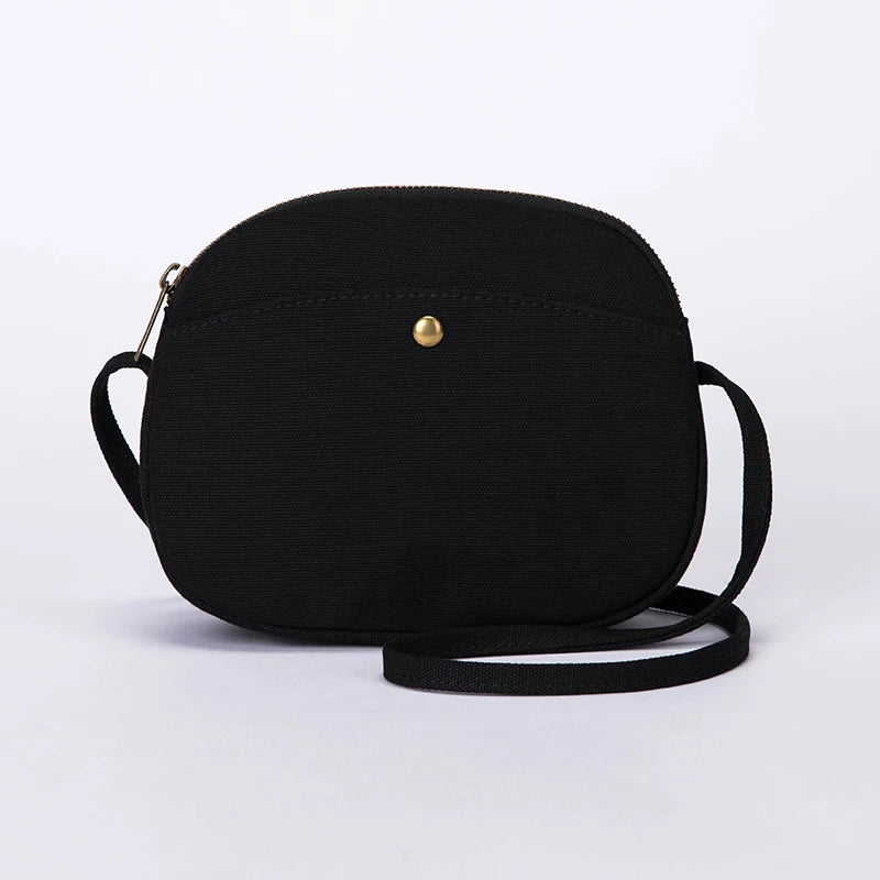 Small Fresh Female Shoulder Bag Canvas Casual Messenger Bag