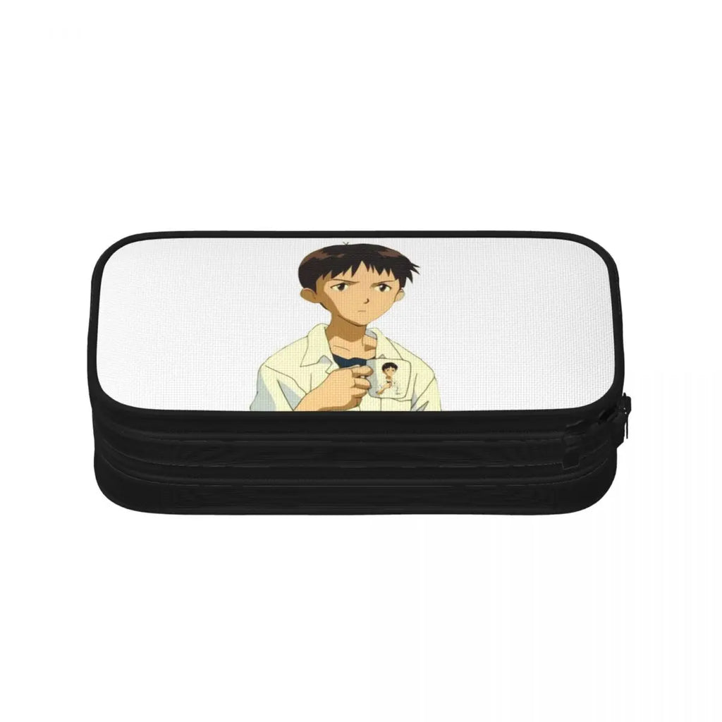 Shinji 7 Anime Zipper Pen Bag Student School Stationery Gift