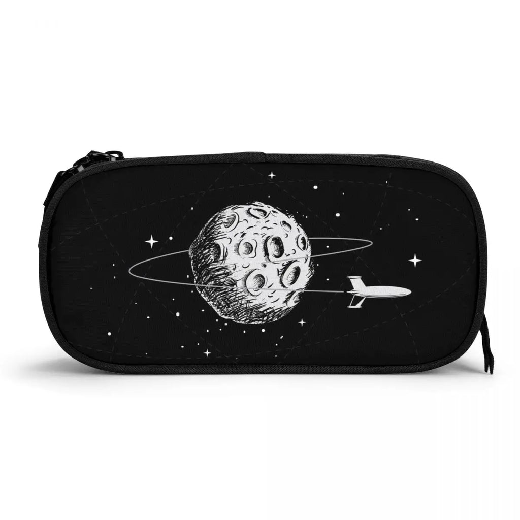 Shinning Star River Pattern Boys Pencil Box Girls Pen Box Women Organizer Bag
