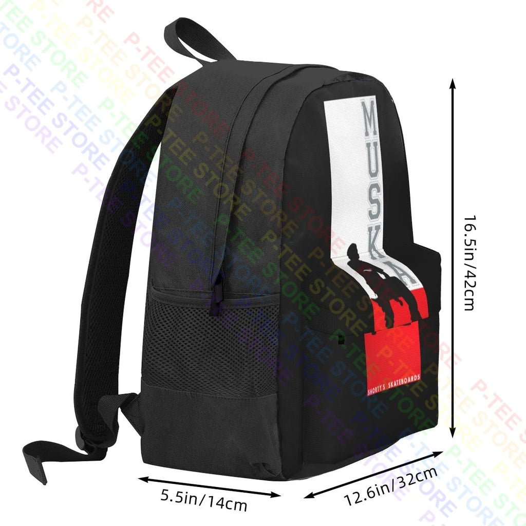 Shortys Hardware Chad Muska Board Skateboard Large Capacity Backpack