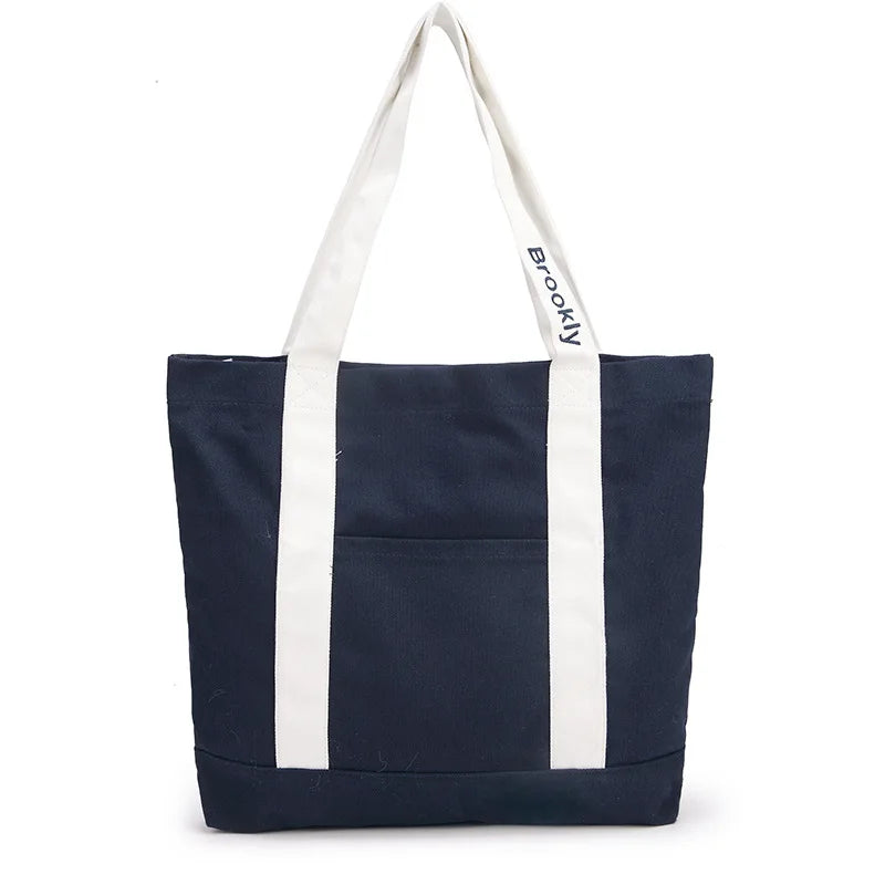 Embroidered Canvas Women's Shoulder Bag Handbag