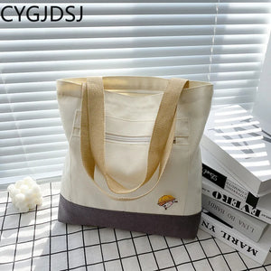 Canvas Tote Bag Women Handbag Ladies Shoulder Bag