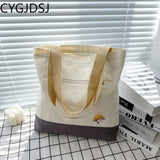 Canvas Tote Bag Women Handbag Ladies Shoulder Bag