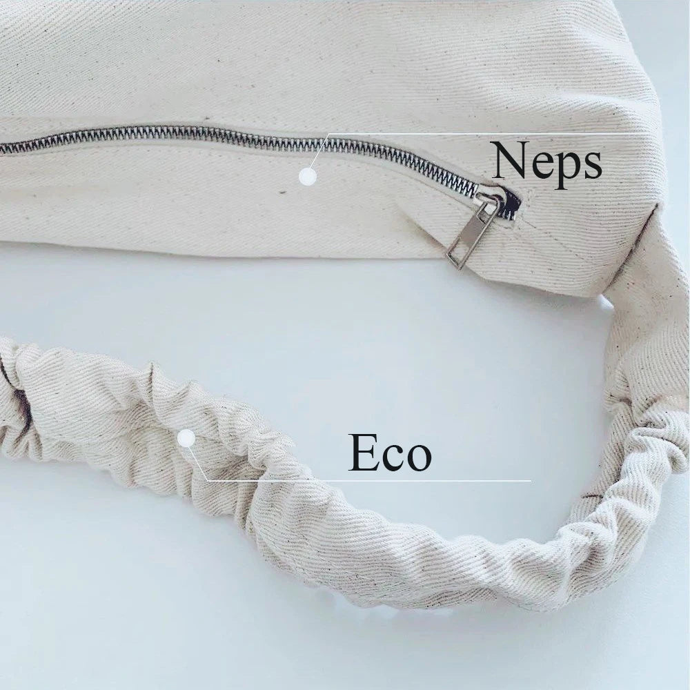 Shoulder Bag Women Tie-dye Canvas Zipper Hobos Folds