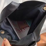 PU Leather Underarm Tote Bag Casual Large Capacity Womens Handbags