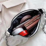Shoulder Bags Women Underarm Zipper Pleated PopularHandbags Vintage Ladies
