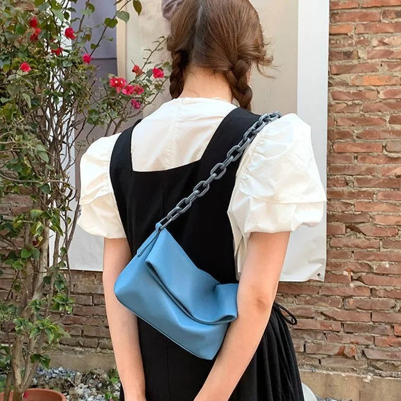 Shoulder Bags Women Underarm Soft Acrylic Strap Stylish Ladies