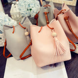 Women Bucket Shoulder Bag Large Capacity Casual All-match Crossbody
