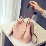 Women Bucket Shoulder Bag Large Capacity Casual All-match Crossbody