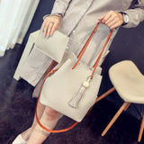 Women Bucket Shoulder Bag Large Capacity Casual All-match Crossbody